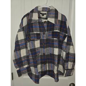 Hers & Mine Super Soft Poly Shacket New with Tags